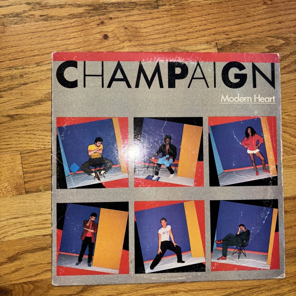 CHAMPAIGN MODERN HEART CBS/SONY 25AP2577 Japan VINYL LP
